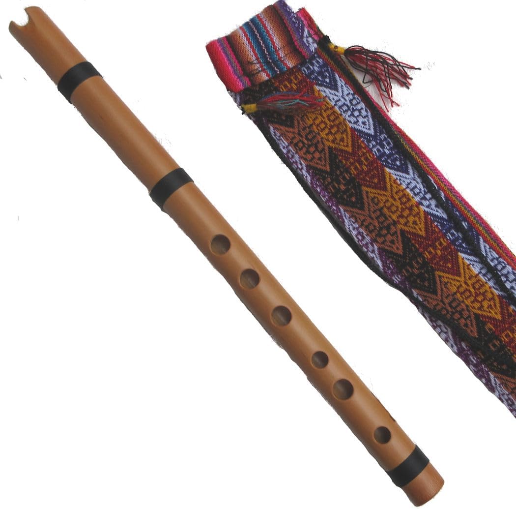 ペルー フォルクローレ楽器 AM-4 ケーナ 木製 民族楽器 AMARU プロ用